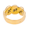 Bague 56 Bague bandeau en or jaune 18 carats sertie de diamants 58 Facettes 2414556CN