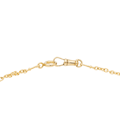 Collier Collier en or jaune 18 carats avec diamants et saphirs 58 Facettes 2414557CN