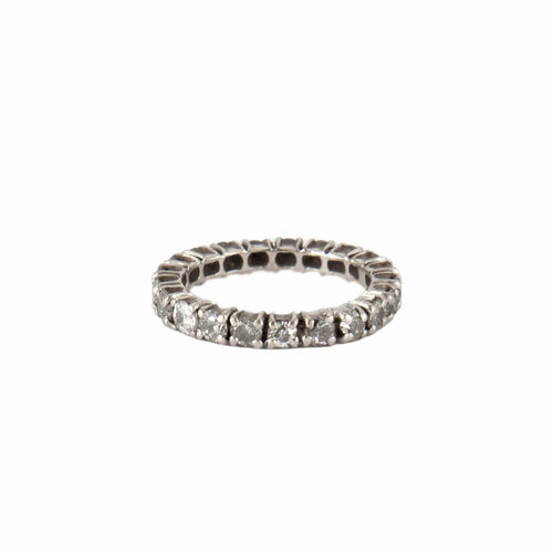 Bague 49.5 Bague alliance américaine en or blanc 18k et diamants 58 Facettes BO/230021