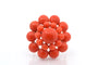 Broche Broche fin XIXe siècle en or jaune 18k, corail et diamants 58 Facettes 24249