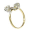 Bague 59 Belle Époque - Bague Toi et Moi en or jaune 18K, platine et diamants 58 Facettes 24263-0300