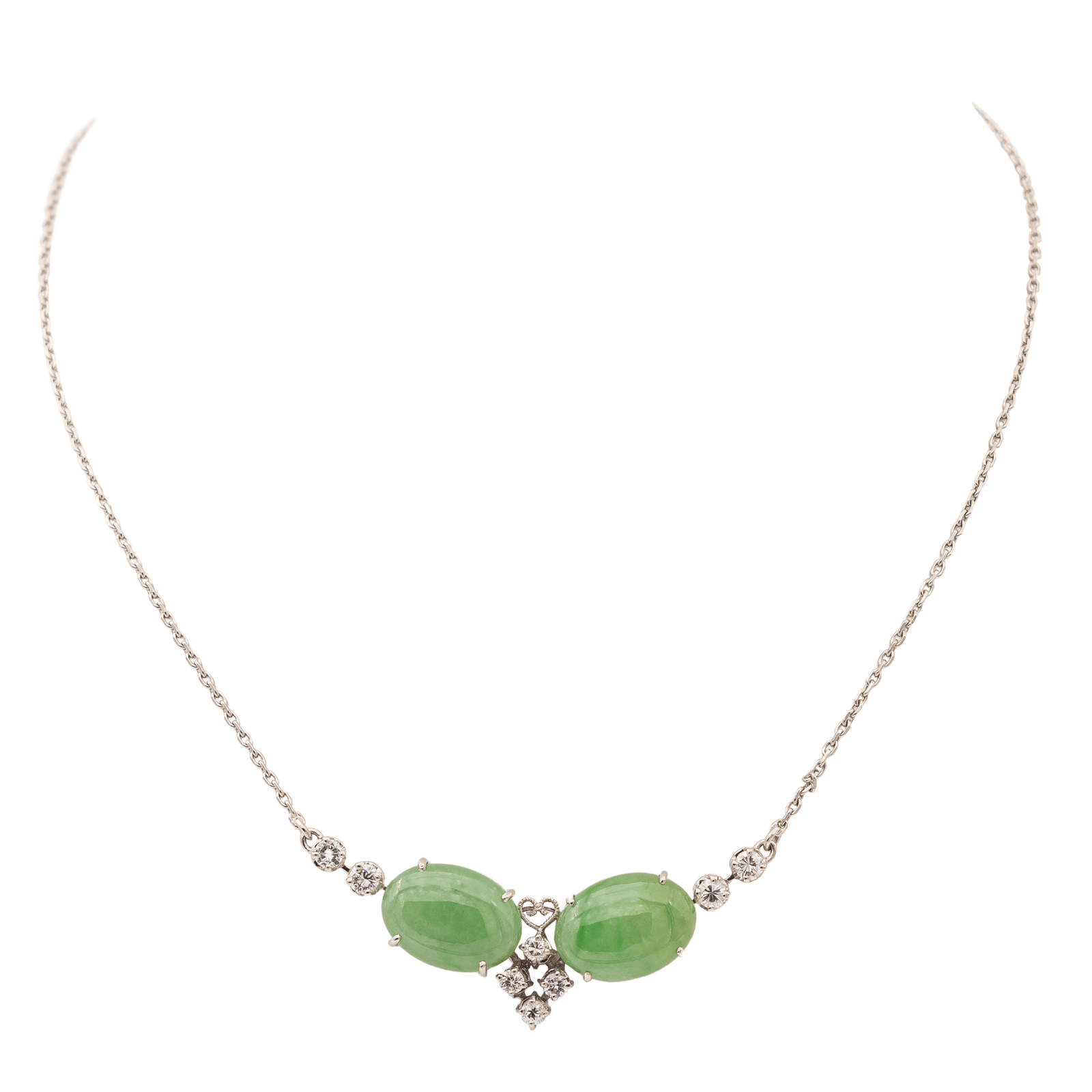 Collana In Giada Naturale Verde – Perle 6-7 Mm, Realizzata A Mano, Lucidatura Artigianale, Chiusura In Argento - 2
