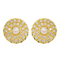 Boucles d'oreilles Boucles d’oreilles - Or jaune 18 carats, perles et diamants 58 Facettes 2441317CN