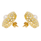 Boucles d'oreilles Boucles d’oreilles - Or jaune 18 carats, perles et diamants 58 Facettes 2441317CN