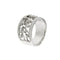 Bague Bague bandeau ajourée en or blanc 18 ct et diamants 58 Facettes 24534