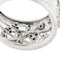 Bague Bague bandeau ajourée en or blanc 18 ct et diamants 58 Facettes 24534