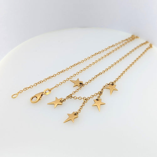 Collier Collier étoile en or jaune 18 carats (750) 58 Facettes 24802