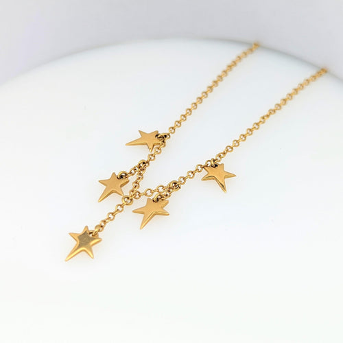 Collier Collier étoile en or jaune 18 carats (750) 58 Facettes 24802