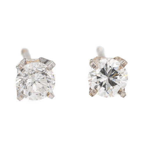 Boucles d'oreilles Boucles d'oreilles puces Or blanc Diamant 58 Facettes 2484502CN