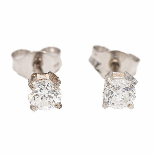 Boucles d'oreilles Boucles d'oreilles puces Or blanc Diamant 58 Facettes 2484502CN