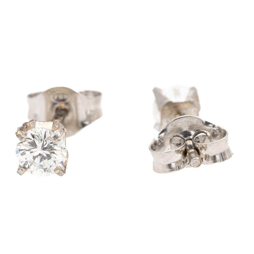 Boucles d'oreilles Boucles d'oreilles puces Or blanc Diamant 58 Facettes 2484502CN