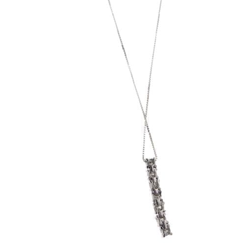 Collier Collier avec pendentif 7 diamants en or blanc 18 ct 58 Facettes 25102