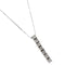 Collier Collier avec pendentif 7 diamants en or blanc 18 ct 58 Facettes 25102
