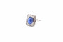 Bague 53 Bague vintage en or blanc 18k avec opale et diamants 58 Facettes 25111