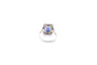 Bague 53 Bague vintage en or blanc 18k avec opale et diamants 58 Facettes 25111