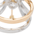 Bague 54.5 Bague ajourée en or jaune, rose et blanc 18 carats avec diamants 58 Facettes 2513757CN