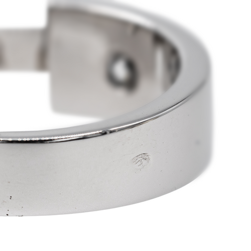 Bague 47 Bague en or blanc 18 carats sertie de diamants 58 Facettes 2527582CN