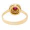 Bague 45 Bague en or jaune 18 carats avec rubis et diamants 58 Facettes 2528385CN