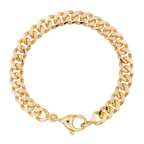 Bracelet Bracelet gourmette en or jaune 18 carats 58 Facettes 2528387CN