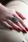 Bague 53 Bague serpent en or blanc 18 carats pavée de diamants 58 Facettes 2529124CN