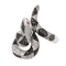 Bague 53 Bague serpent en or blanc 18 carats pavée de diamants 58 Facettes 2529124CN