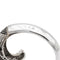 Bague 53 Bague serpent en or blanc 18 carats pavée de diamants 58 Facettes 2529124CN