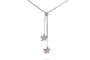 Collier Collier étoiles en or blanc 18k et diamants 58 Facettes 25377