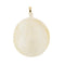 Pendentif Pendentif rond en nacre sculptée et or jaune 18 ct 58 Facettes 25488-1