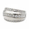 Bague 57 Chopard La Strada - Bague bandeau en or blanc et diamants 58 Facettes 2549311CN