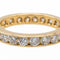Bague 53.5 Alliance - Bague en or jaune 18 carats et diamants 58 Facettes 2557601CN