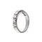 Bague Bague rivière en or blanc 18 ct avec diamants 1,14 ct 58 Facettes 25585