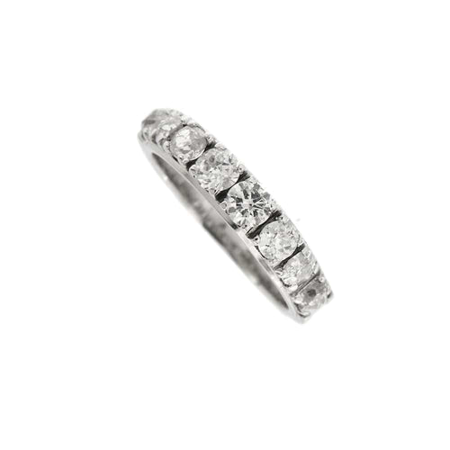 Bague Bague rivière en or blanc 18 ct avec diamants 1,14 ct 58 Facettes 25585