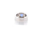 Bague 52 Bague bandeau en platine au saphir et diamants 58 Facettes 25659