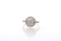 Bague 53 Bague vintage en or 18k et platine avec diamants 58 Facettes 25714 25579