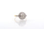 Bague 53 Bague vintage en or 18k et platine avec diamants 58 Facettes 25714 25579