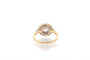 Bague 53 Bague vintage en or 18k et platine avec diamants 58 Facettes 25714 25579