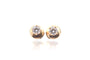 Boucles d'oreilles Puces d’oreilles - Or jaune 18k et diamants 0,56 ct 58 Facettes 25731 25704d