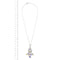 Collier Collier - Pendentif en or blanc 18 ct avec diamants et pierres fines 58 Facettes 25768
