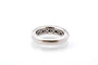 Bague 54 Bague jonc en or blanc 18k avec diamants 58 Facettes 26851