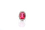 Bague 53 Bague tourmaline 10,87 ct et diamants en platine 58 Facettes 25878-26585