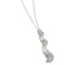 Collier Collier - Pendentif vague en or blanc 18 ct et diamants 58 Facettes 25928