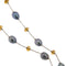 Collier Collier - Perles et quartz citrine en or blanc 18 ct 58 Facettes 25940
