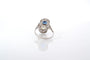 Bague 55 Bague Art déco en platine saphir et diamants 58 Facettes 25983