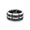 Bague 53 CHANEL - Bague souple Ultra Or gris, céramique noire 58 Facettes DV0618-2-53-2
