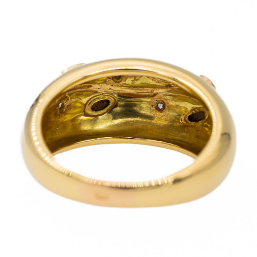 Bague 58 Bague jonc en or jaune 18 carats avec 4 diamants 58 Facettes 2621601CN