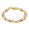 Bracelet Bracelet en or jaune et or blanc 18 carats serti de diamants 58 Facettes 2624864CN