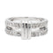 Bague 54 Bague en or blanc 18 carats pavée de diamants 58 Facettes 2624870CN