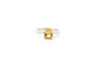 Bague 50 Bague saphir jaune 2,02 ct et diamants en platine 58 Facettes 26279b-26303
