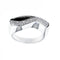 Bague 56 Bague vague en or blanc 18 carats et diamants 58 Facettes 26314