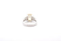 Bague 54 Bague saphir jaune 5,18 ct et diamants en platine 58 Facettes 26304-26316